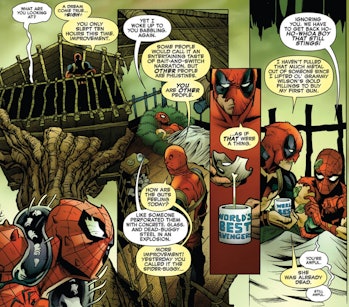 Spider-Man/Deadpool #13 panel from Marvel Coics