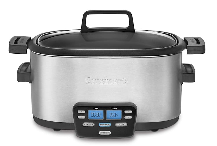 A slow cooker that preps dinner while you are out