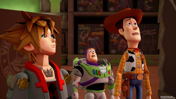 'Kingdom Hearts III' in a world based on 'Toy Story'