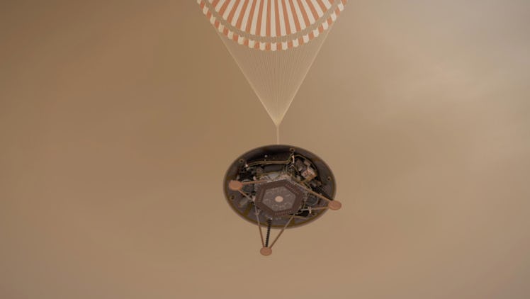 InSight deploys parachute