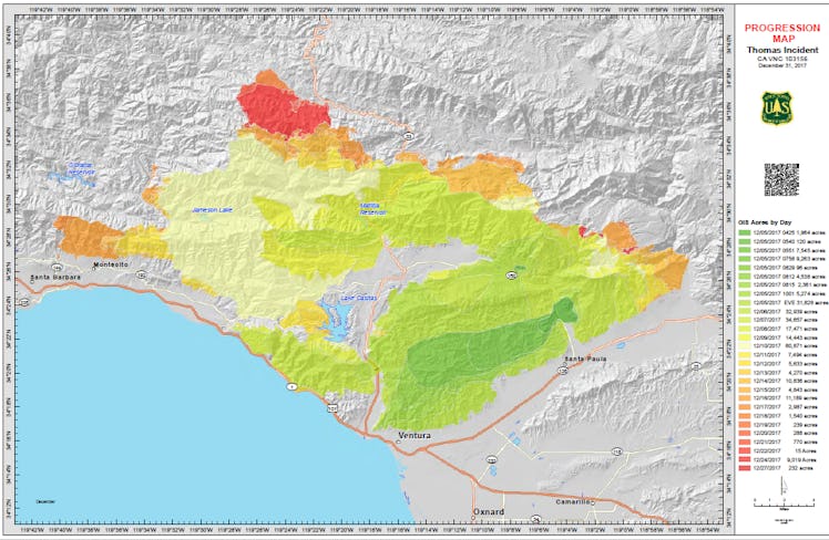 montecito mudslides thomas fire