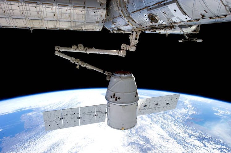 SpaceX Dragon Capsule Docking with ISS 2013