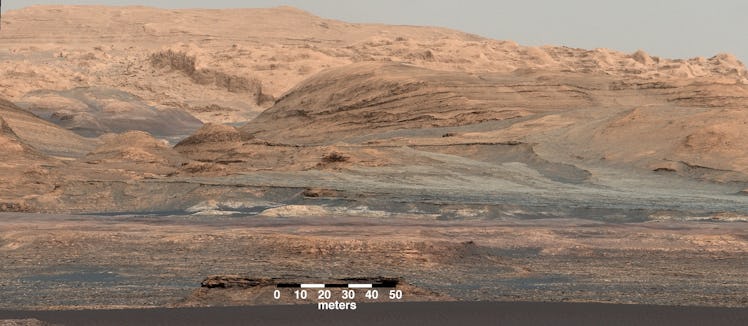 Mars looks a little like Arizona here in this shot captured by the Mars Exploration Rover.