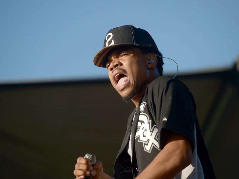 Chance the Rapper on stage