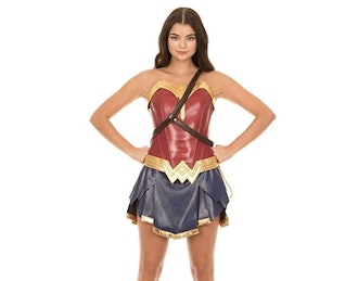 Dc Comics Wonder Woman Warrior Corset and Skirt Costume Set