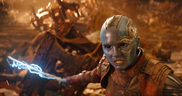 Karen Gillan plays Nebula in 'Avengers: Infinity War'.