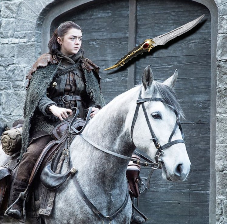 Looks like Arya will acquire this ancient dagger.