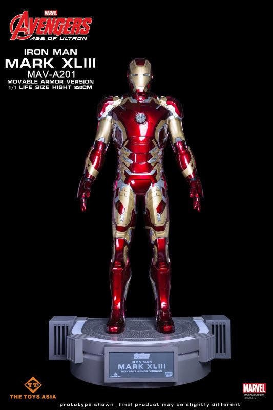 life size real iron man suit mark 43