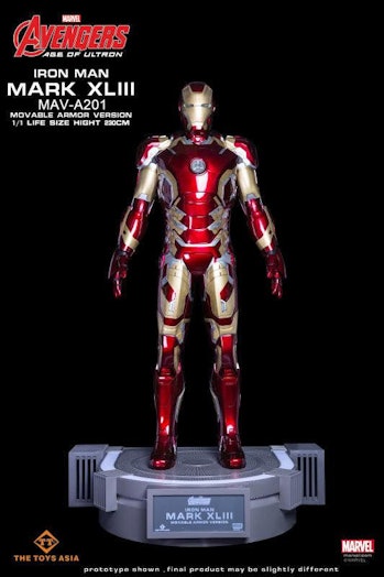 Life Sized Iron Man Suit Has 46 Motors And Costs 365 000