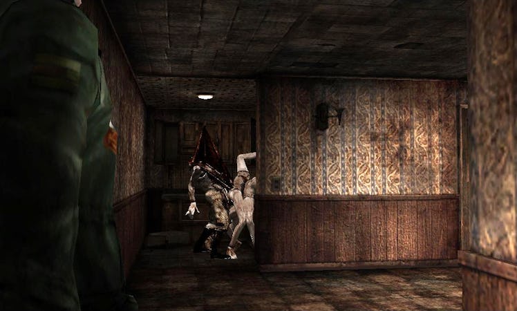 Fight scene in "Silent Hill 2"
