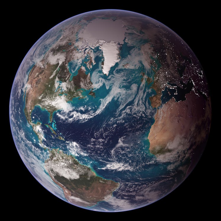 NASA Blue Marble 2007 West