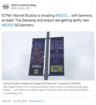SDCC Marvel 2019 Banner