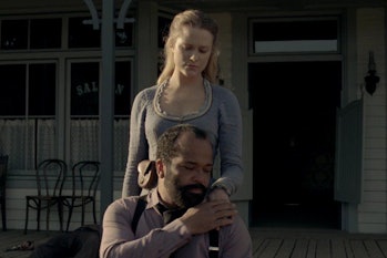Dolores/Wyatt right before she killed Arnold in 'Westworld'.