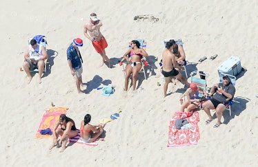 chris christie beach photos