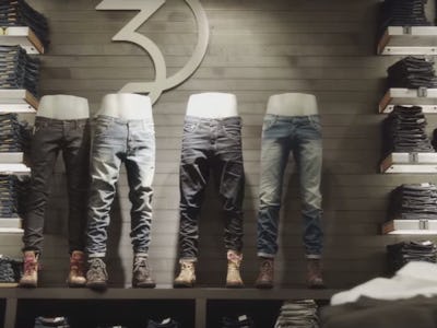 G star online recycled jeans