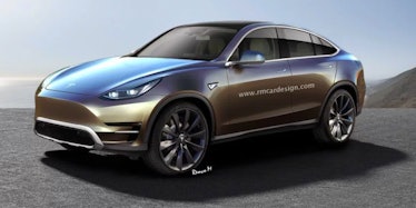 Tesla Model Y artist's imaging