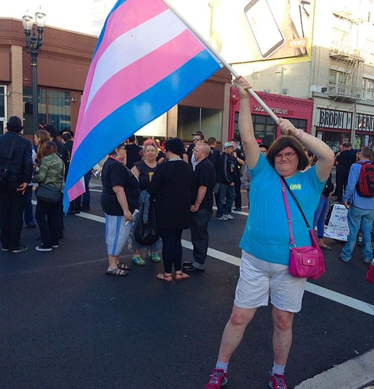 transgender pride flag