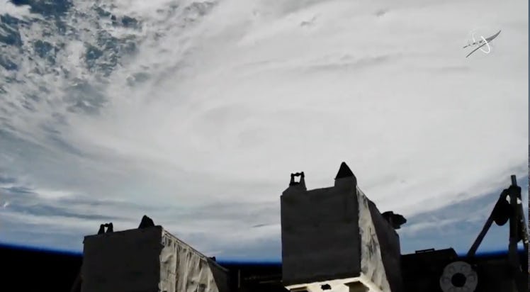 Footage of Hurricane Dorian taken by cameras onboard the ISS.