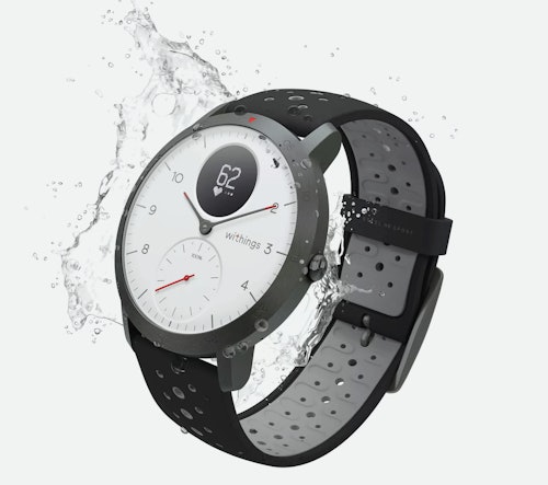 Withings Steel HR Sport + Leather Strap
