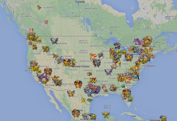 Pokemon GO World Map