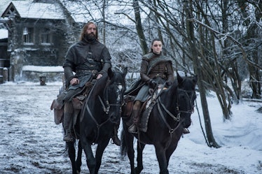 Rory McCann and Maisie Williams on 'Game of Thrones' Season 8