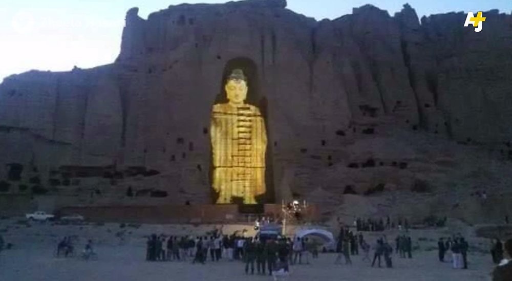 Buddhist Statues Razed By The Taliban Are Being Restored As 3 D Projections   The Taliban Couldnt Keep The Buddhas Gaze From Afghanistan Forever 