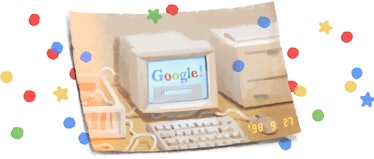 Google's doodle.