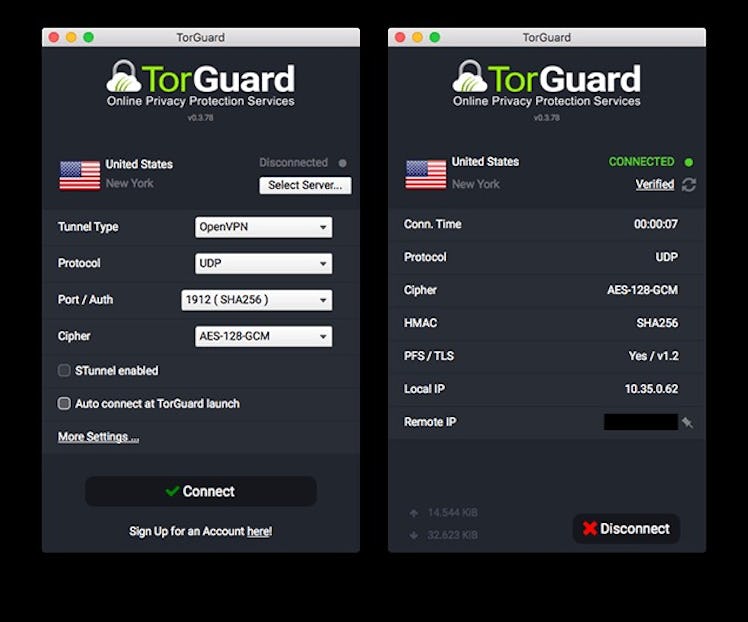 TorGuard’s app isn’t as user-friendly as our top pick’s, but it gets the job done securely. (Mac ver...
