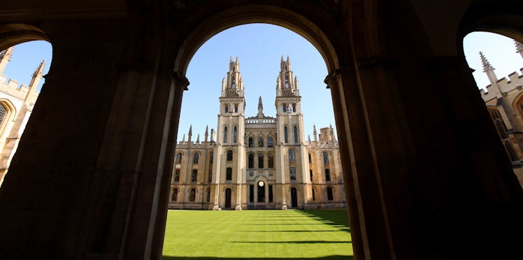 A picture of the All Souls College in Oxford
