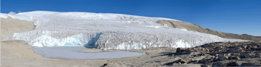 Quelccaya ice cap in Peru.
