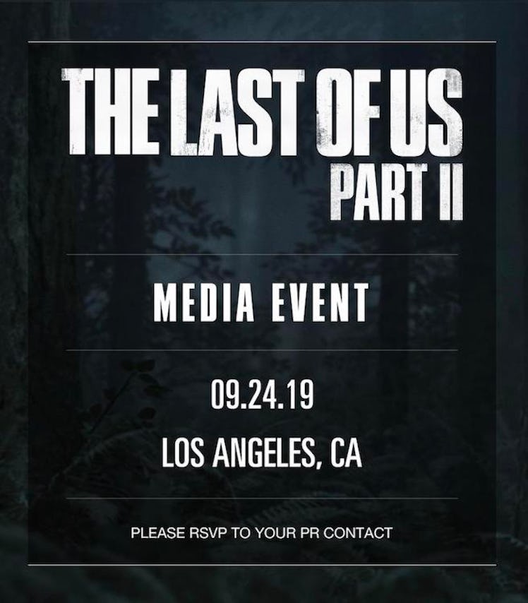 the last of us part 2 media event