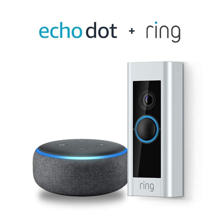 Ring Video Doorbell Pro with Echo Dot (3rd Gen) - Charcoal