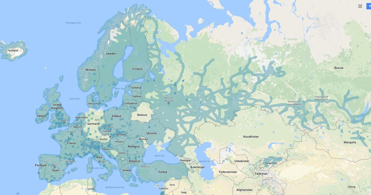 This Google Map Says A Lot About How Germans Value Privacy Countries With Google Street View