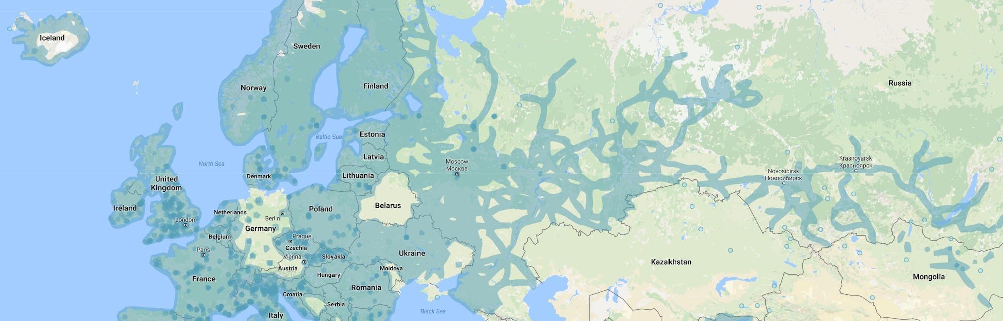 This Google Map Says A Lot About How Germans Value Privacy