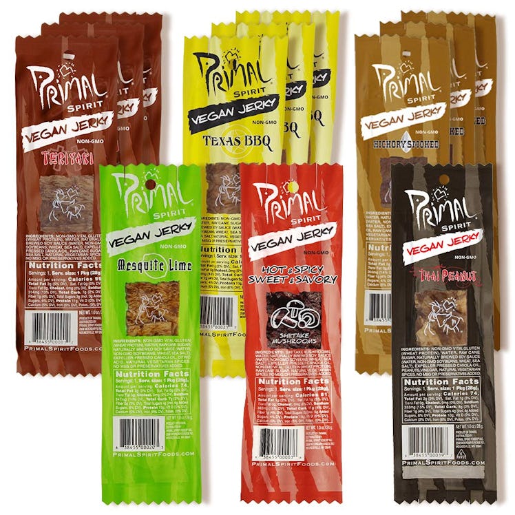 Primal Spirit Vegan Jerky - Most Popular Flavors Pack