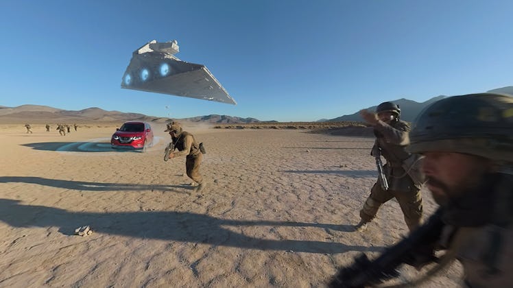 Nissan is using VR for a battlefield experience.
