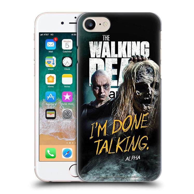 Official AMC The Walking Dead Alpha Season 9 Quotes Hard Back Case Compatible for iPhone 7 / iPhone ...