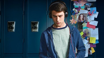Dylan Minnette as Clay Jensen on '13 Reasons Why'.