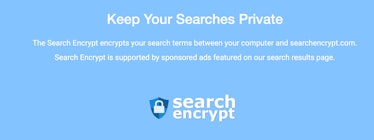 encrypted privacy search engine