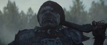 A Klatooinian raider in 'The Mandalorian'