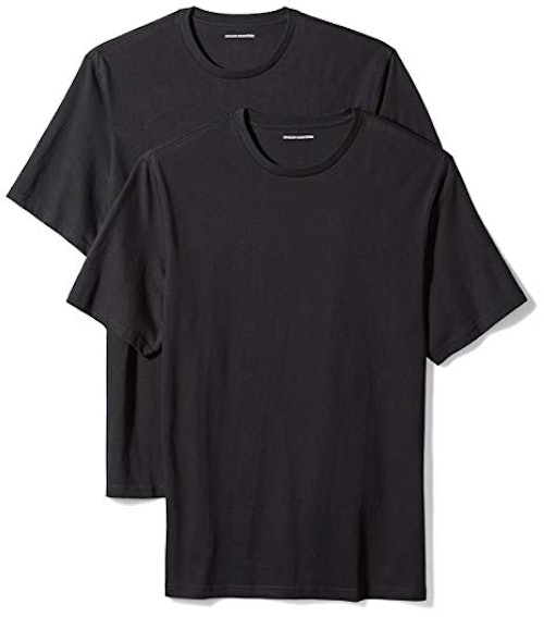 Amazon Essentials Men's 2-Pack Loose-Fit Short Sleeve Crewneck T-shirts