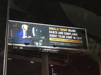 "Donald Trump mains Hanzo and Complains about Team Comp in Chat"