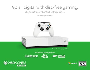 Microsoft Xbox One S All-Digital Edition: 1TB storage, 4K video