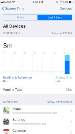 ios 12 public beta screen time