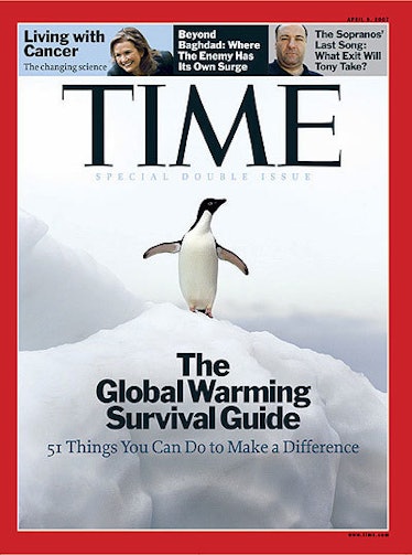 global warming time cover