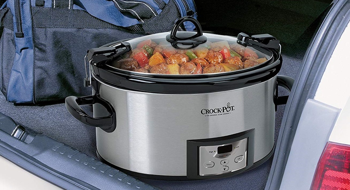 Crock-Pot SCCPVL610-S-A Programmable Cook & Carry™ Slow Cooker, 6-quart