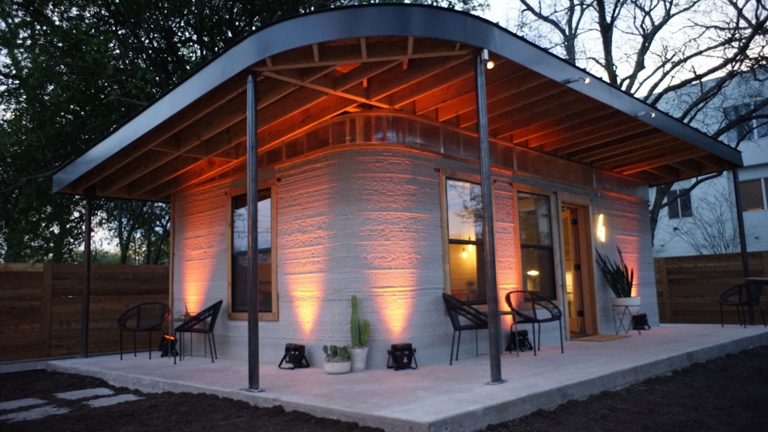 This 3D-Printed House Was Finished in a Day and Costs Less Than $10,000