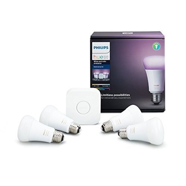 Philips Hue Smart Lights 4-pack starter kit