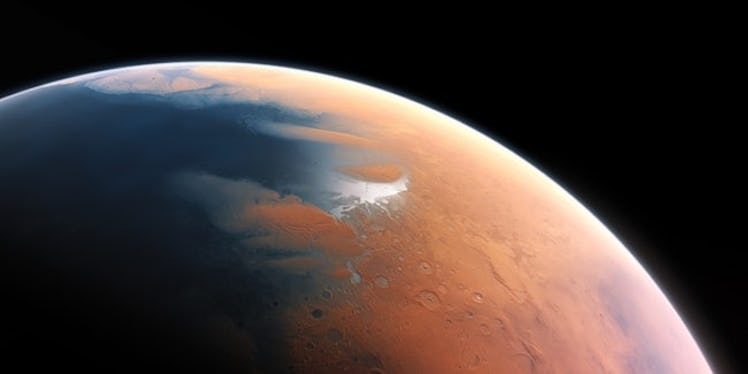 A picture of planet Mars