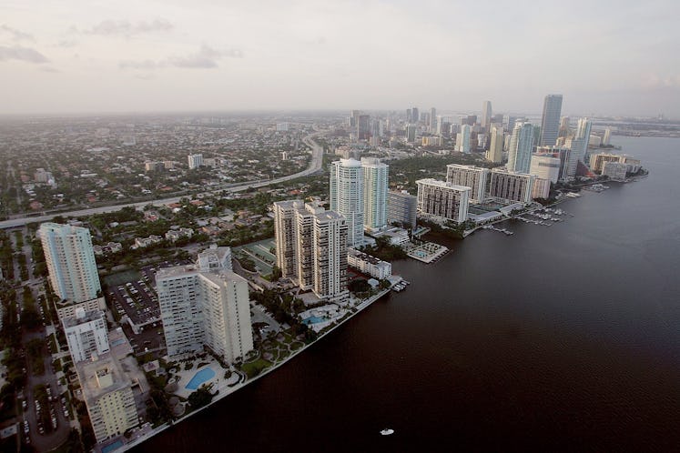 Sky view of Miami Beach